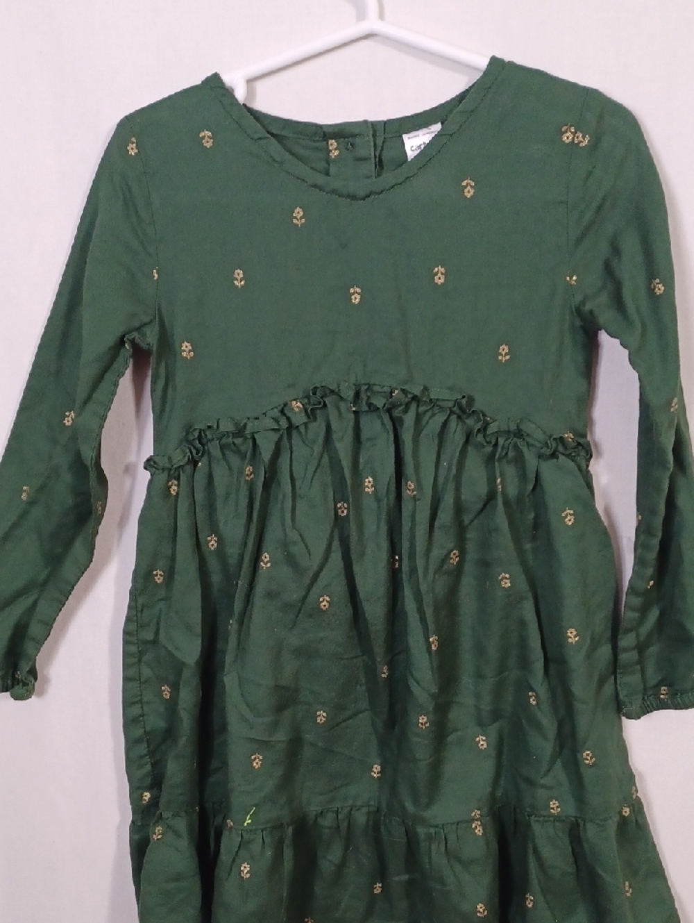 Carter's Green Top with Round Neck